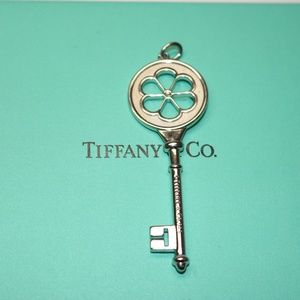Key Pendant sterling silver Tiffany Co